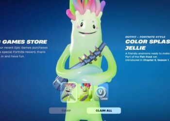 How to *ACTUALLY* Get Color Splash Jelle FREE Skin & Redeem vBucks Card in Fortnite, Video Screenshot, tags: fortnite - Youtube